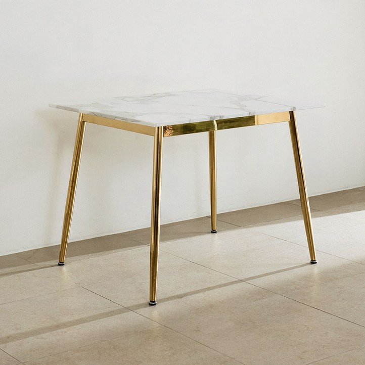 베일리 골드 대리석식탁 1000, 단품