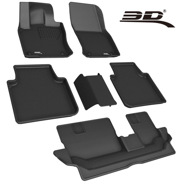 3D 카구 카매트 폭스바겐 티구안 7인승 롱바디 17년현재 TPE 차량용 바닥매트