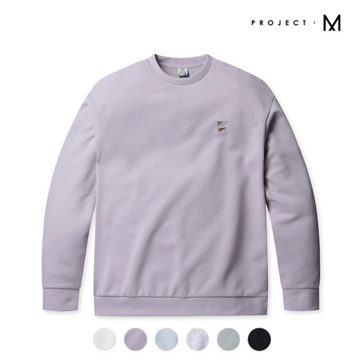 프로젝트엠 남성 문베어 그래픽 맨투맨 티셔츠EPD1TR1950 770382