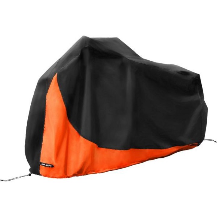 uxcell L 자전거 커버 방수 전기 먼지 눈비 산악 로드 바이크 비치 크루저 모페즈 스쿠터 29인치 1 오렌지에 맞습니다