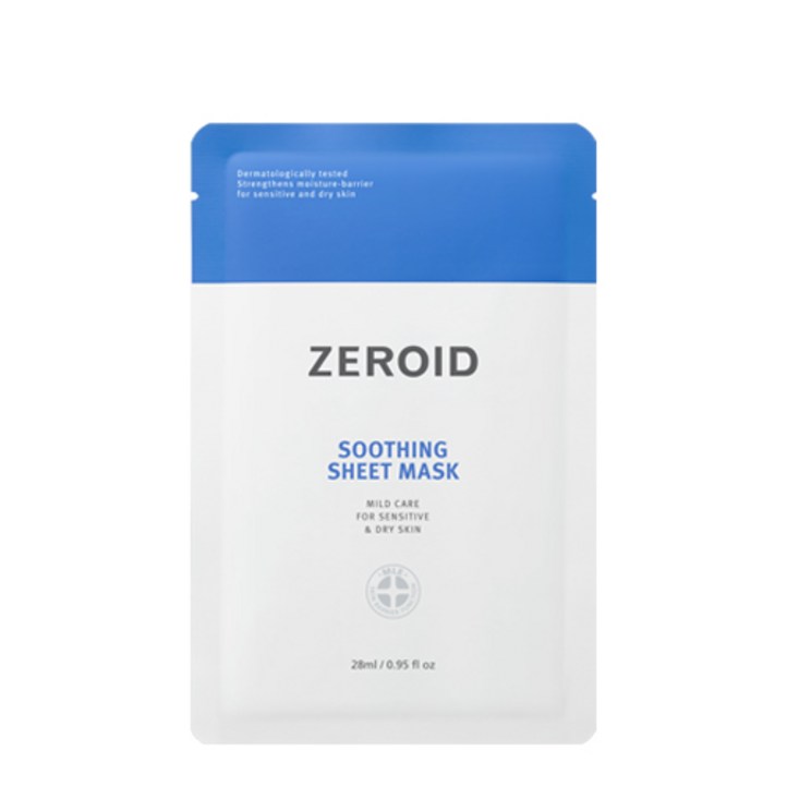 제로이드 수딩 시트 마스크 28ml x 5매 무료배송, 5개입, 5개