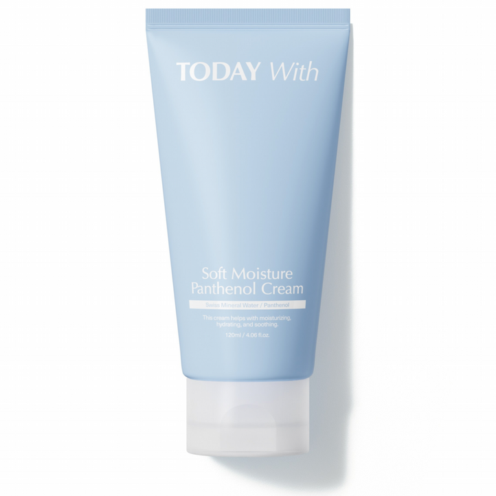 투데이위드 소프트 모이스쳐 판테놀 10 속보습 수분크림, 1개, 120ml