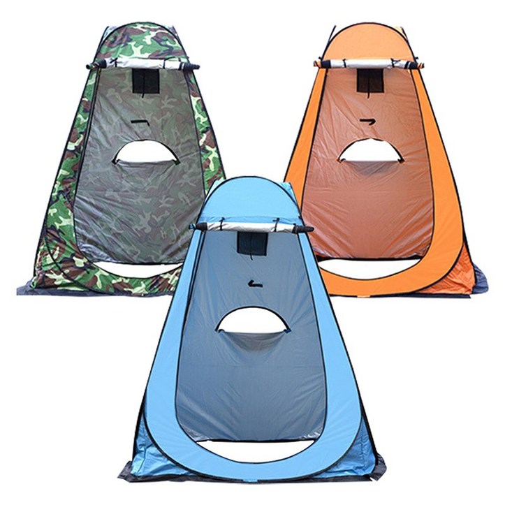 메이크잇 간편한 원터치 캠핑 샤워 텐트, 밀리터리3214