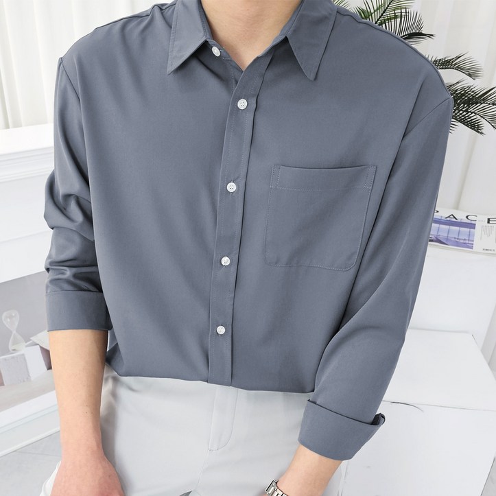 디알엠 남자 셔츠 오버핏 링클프리 구김없는 셔츠 빅사이즈 M~4XL 7897180136