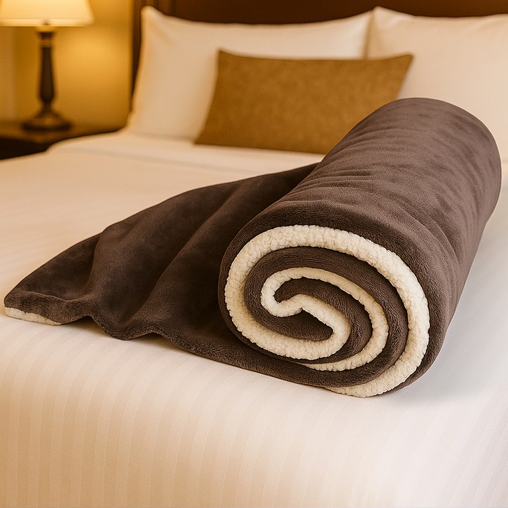 라이프란스 포근양 극세사 털담요