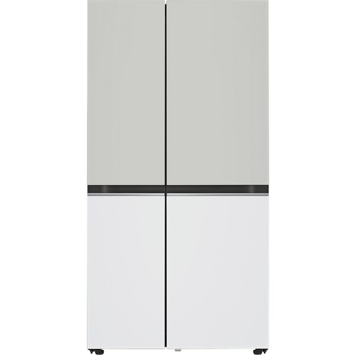 [색상선택형] LG전자 오브제컬렉션 양문형 냉장고 디오스 S834MGW12 832L 방문설치 7149090862