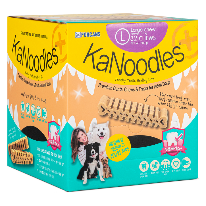 포켄스 카누들 강아지 덴탈껌 L 32p, 구강청결, 680g, 1개