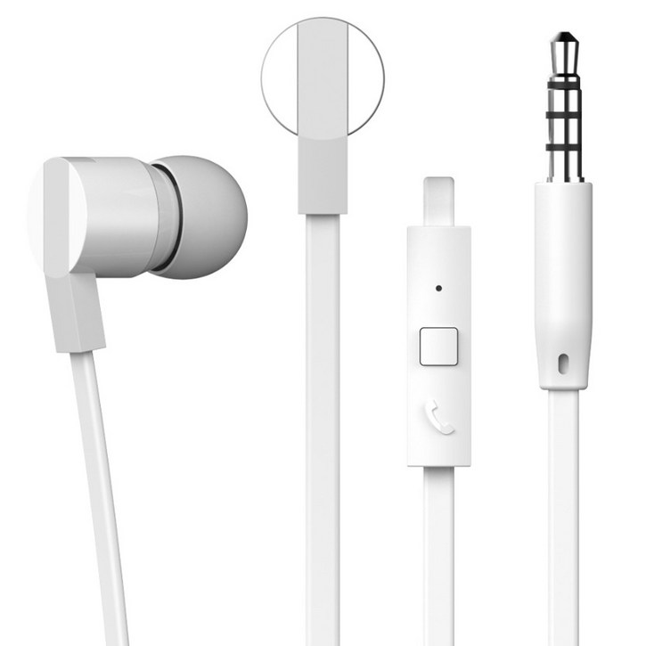 아이리버 브릭캔디 커널형 줄꼬임방지 리모컨 컨트롤 유선이어폰 3.5mm, BVC130, 화이트 아이리버 브릭캔디 커널형 줄꼬임방지 리모컨 컨트롤 유선이어폰 3.5mm, BVC130, 화이트