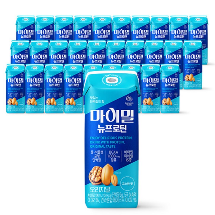 대상웰라이프 마이밀 뉴프로틴 오리지널, 190ml, 30개
