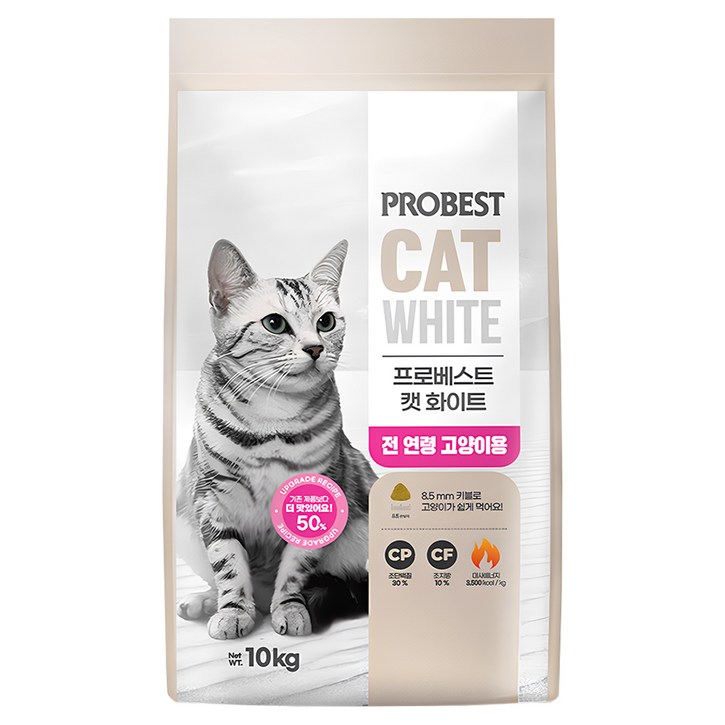프로베스트 전연령 캣 화이트 건식사료, 오리, 10kg, 1개