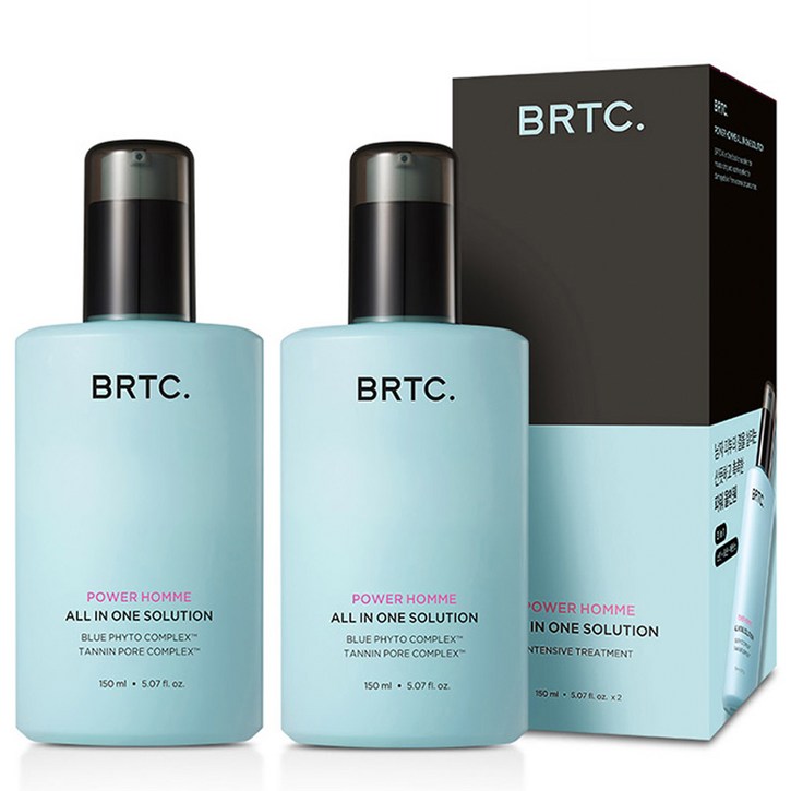 비알티씨 파워 옴므 솔루션 올인원, 150ml, 2개 비알티씨 파워 옴므 솔루션 올인원, 150ml, 2개