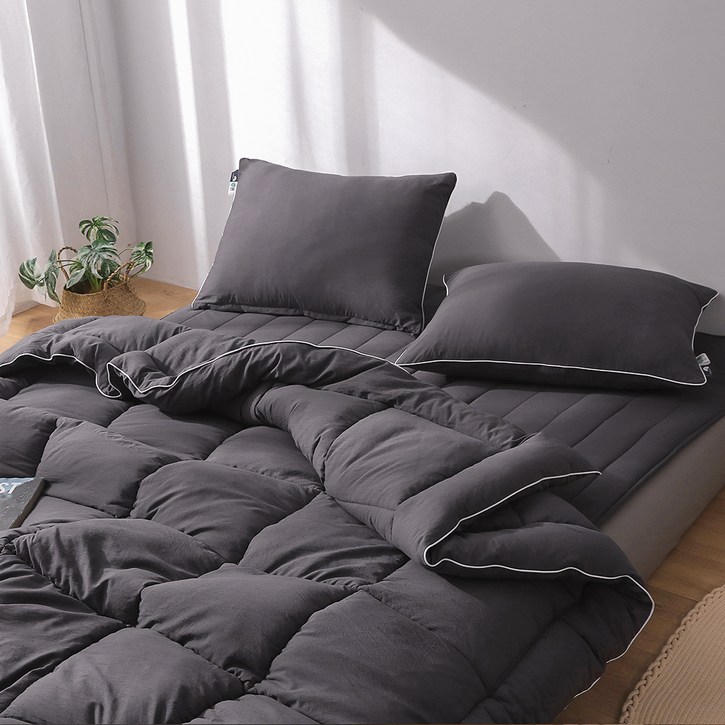 루아베 부드러운 워싱 차렵이불