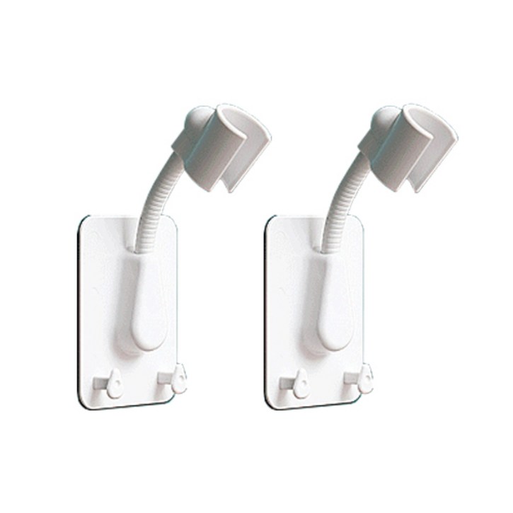 메이크그레이트 접착식 각도조절 샤워기 거치대