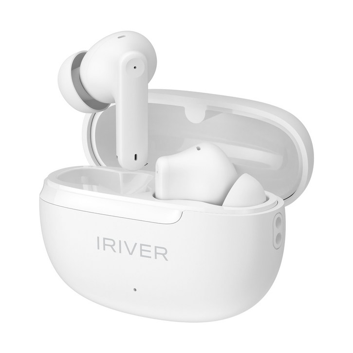 아이리버 IBTX1 커널형 무선 블루투스 이어폰 TWS 6.0 고음질, 화이트 무선 블루투스, IBTX1