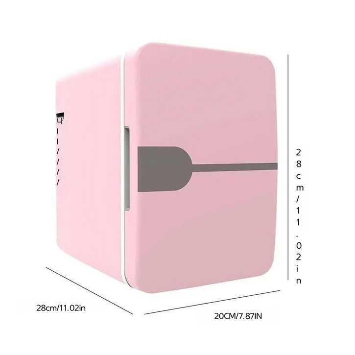 차량용냉장고 전기 휴대용 캠핑 여행자 쿨러 자동차 화장품 메이크업 보관 스킨 케어 룸 냉장고 6L 미니 12V 110V 220V
