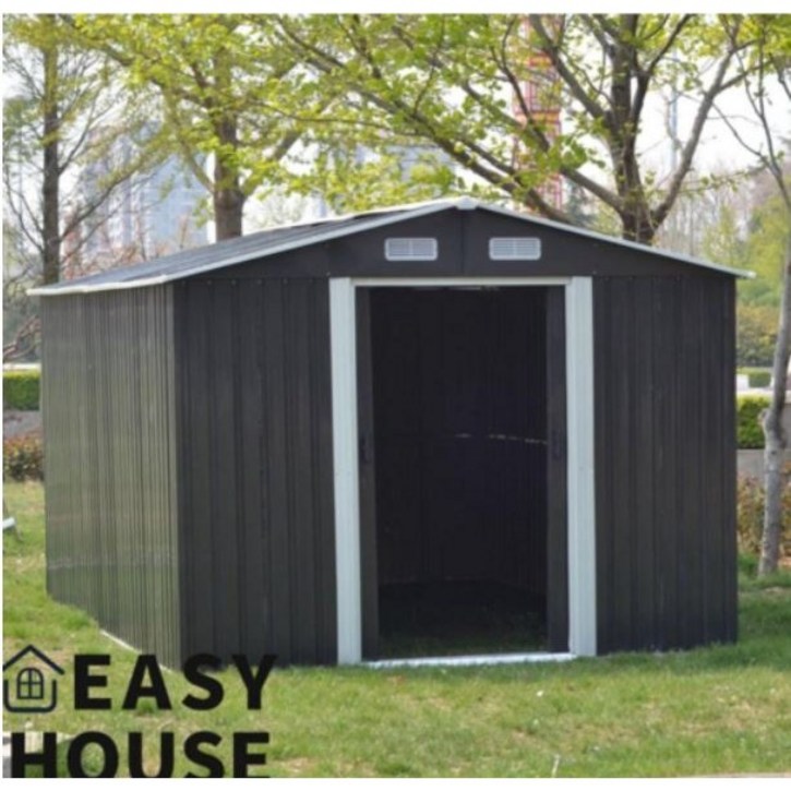 리뉴얼 이지하우스 6X8 농막 조립식 창고 공장 직접 공급 야외 도구 방 개인 정원 보관실 필드 창고 농촌 주거, 네이비 6 X 8 빅  조립식 창고