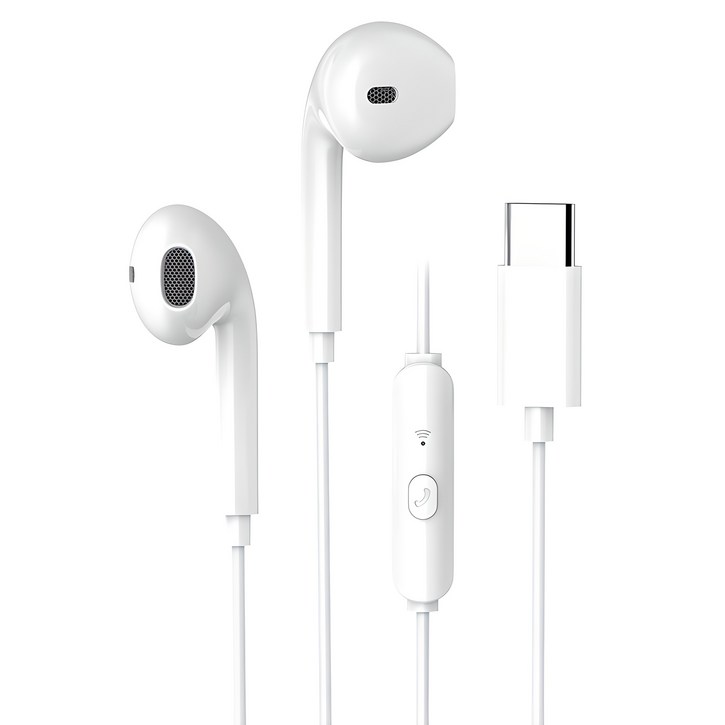 맥스틸 애플 아이폰 삼성 갤럭시 호환 C타입 오픈형 유선 이어폰