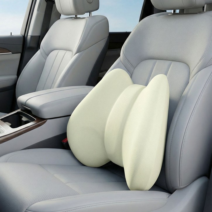 YF 메모리폼 자동차 허리 유추 골반 보호 쿠션 의자 등받이 쿠션