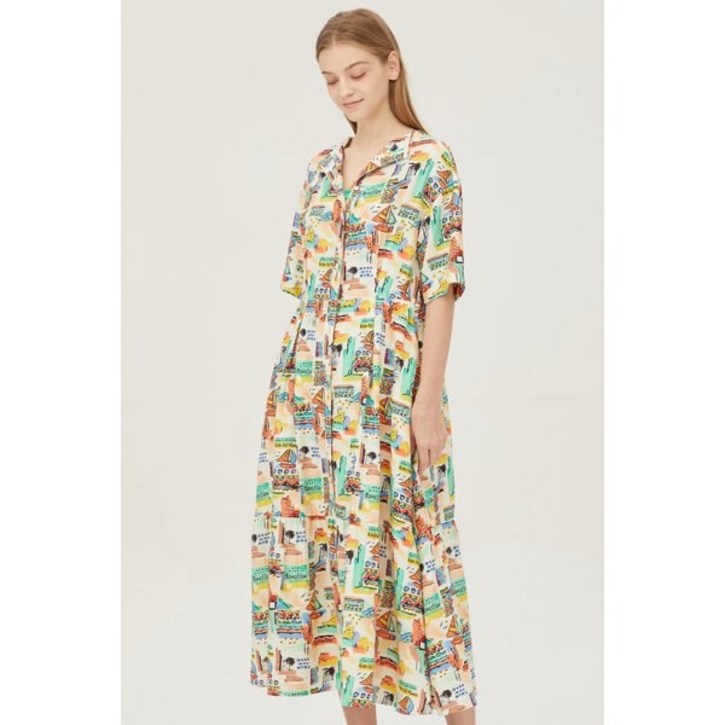 [백화점 정품] 베네통 세이즈 원피스 BAOP68431