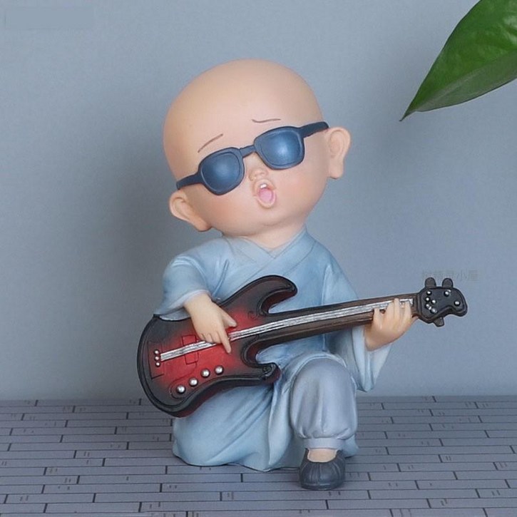 [귀여운 젠스타일] 동자승 피규어 자동차 인테리어 장식 소품