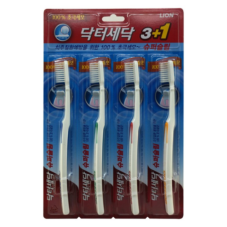 닥터세닥 슈퍼슬림 칫솔 3개1개