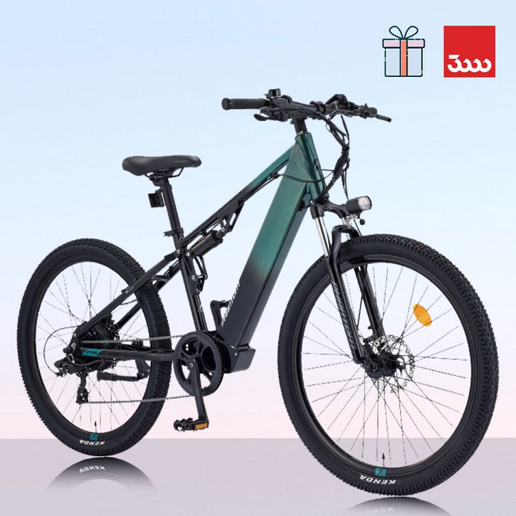 [바이크7] 2024 삼천리 팬텀 FS 27.5인치 100% 완조립 출퇴근 사이드탈착형배터리 500W MTB 전기자전거