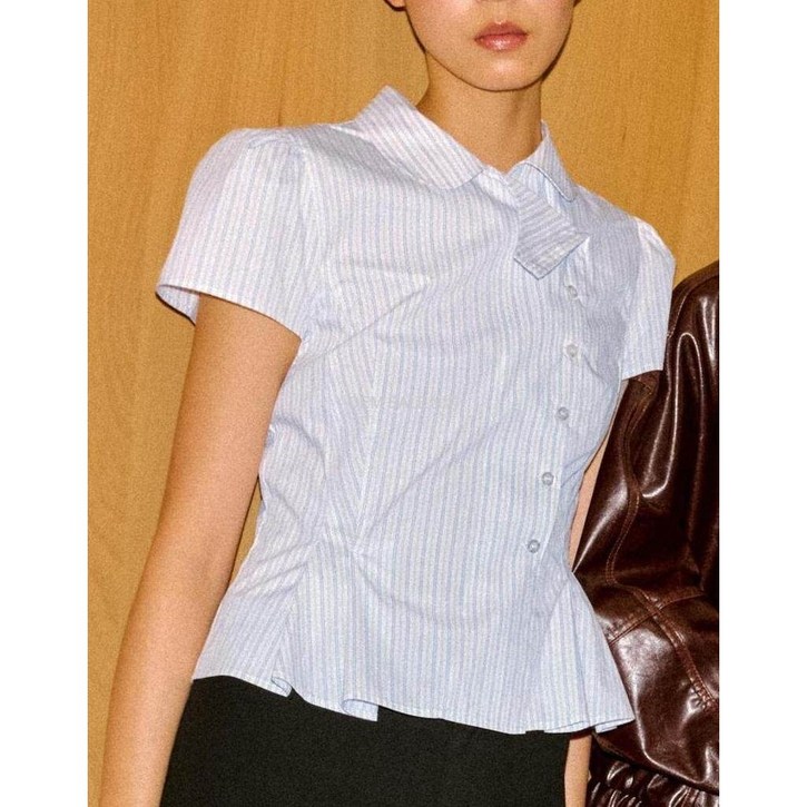 자라 스트라이프 포플린 셔츠 2066010