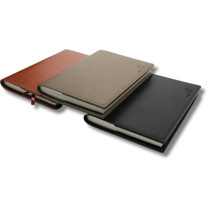 [Tracky] 아르떼 가죽 다이어리 만년 유럽 프리미엄 스케쥴러 내지교체, 인디고 블랙