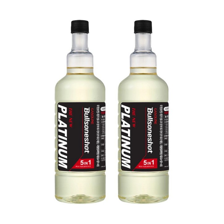 [1+1] 불스원샷 5in1 더 뉴 플래티넘 500ml, 휘발유