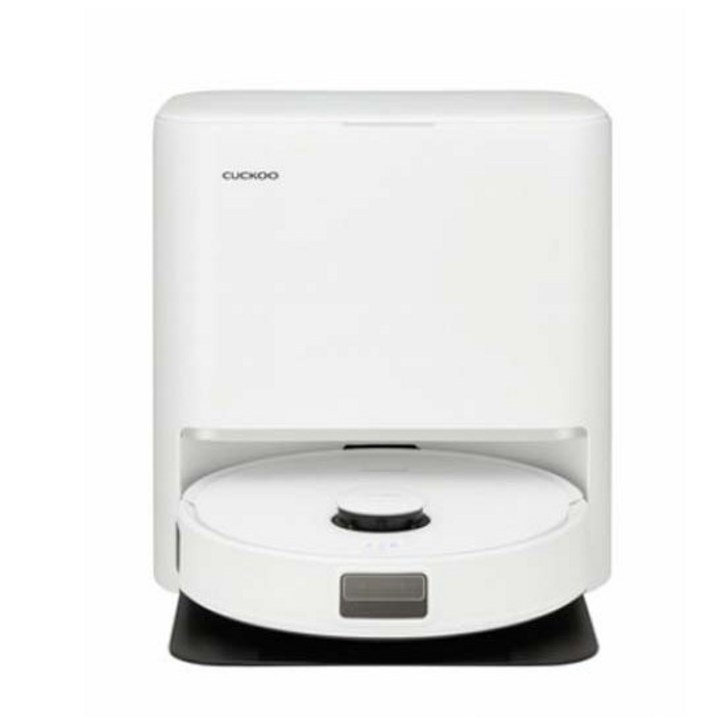 쿠쿠 청소기 CRVC-BAC0510W 파워클론 로봇청소기 AI 올인원 스테이션 고온세척