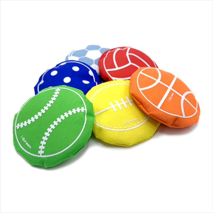 아이스크림몰 양수쌤이 추천하는 스포츠 빈백 6개 1세트콩주머니, 1개