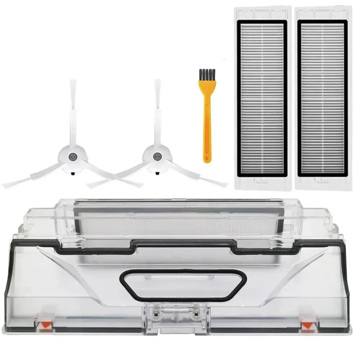 쿠쿠스토어 샤오미 미지아 1세대 1S 로봇 청소기 예비 부품 먼지통 박스 HEPA 필터 사이드 브러시 교체