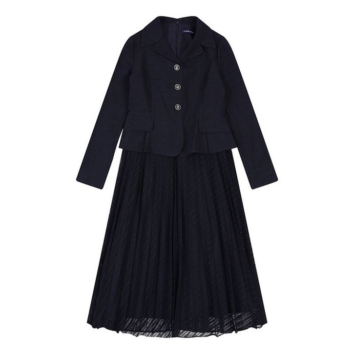 [미센스] 밑단 배색 카라원피스_MB32OPM181A