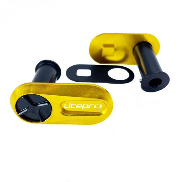 JKLapin 접이식 자전거 업그레이드 프론트 포크 알루미늄 합금 피벗 버디 2 3 액슬 나사 46g 사이클링 액세서리