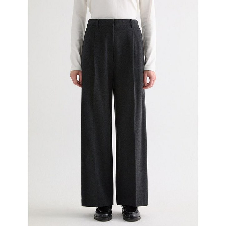 쉬즈미스 원턱 셋업 와이드 팬츠 SWSSLO41020
