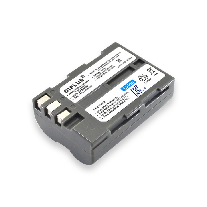 DIPLUS 니콘 ENEL3E ENEL3 호환배터리 D90 D80 D70S D70