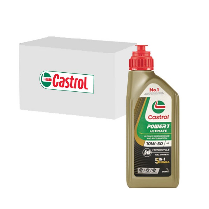 캐스트롤 4T 파워원 POWER1 ULTIMATE 10W50 1L x 6개, 1L, 10w50, 6개
