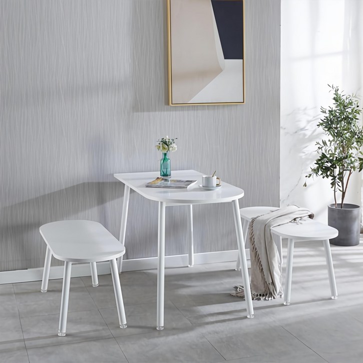 나인홈 반타원 테이블 반원형 식탁 1000