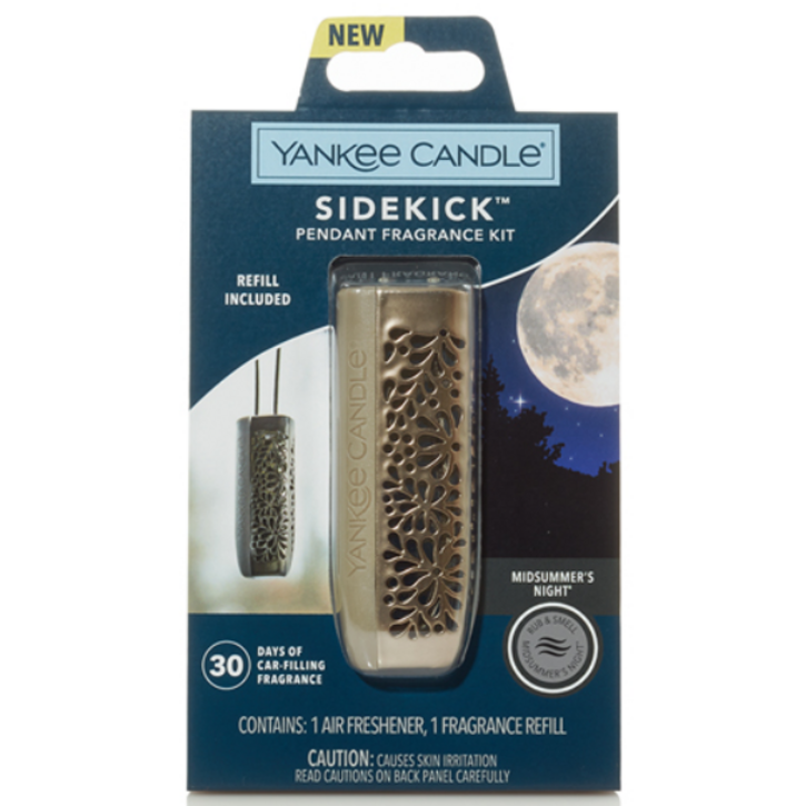 양키캔들 사이드킥 차량용방향제 펜던트 키트, 1개, 미드썸머나잇Leaf