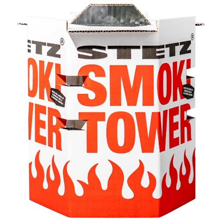 스테츠 스모키타워 훈제박스 바베큐그릴 캠핑 휴대용 접이식 다회용