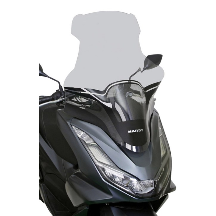 하디 혼다 PCX125 2021년-2024년 튜닝 전용 클리어 미들 윈드스크린, 1개