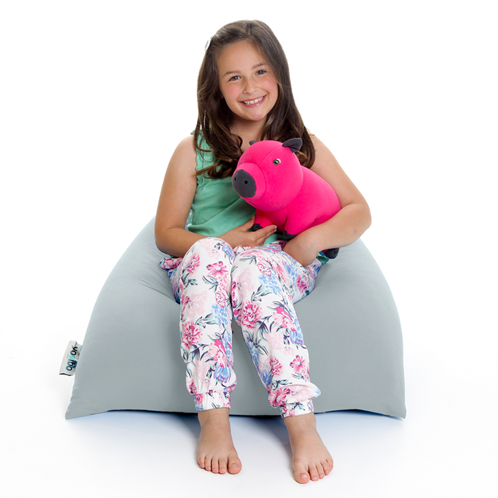 요기보 줄라 피라미드 스탠다드 1인용 좌식 빈백 소파, 스톤