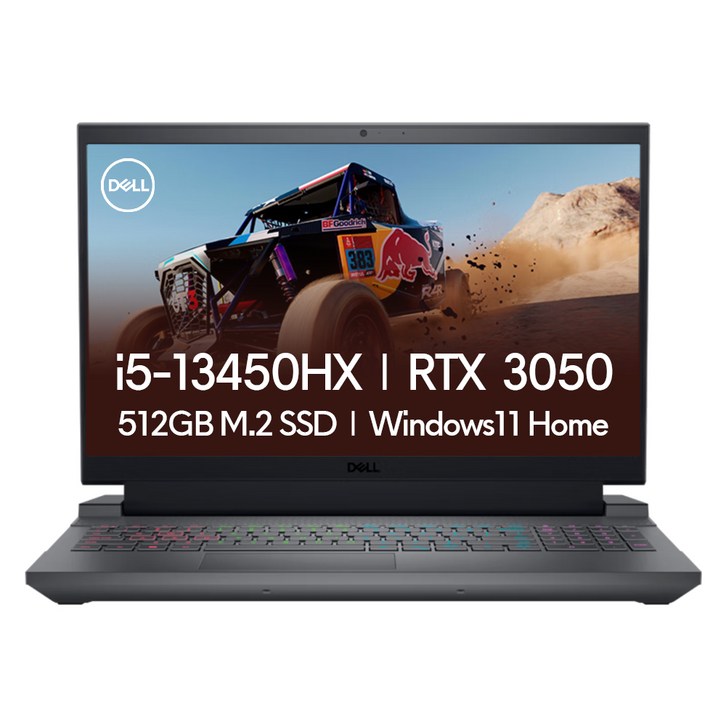 델 2024 게이밍 G15 5530 코어i5 인텔 13세대 지포스 RTX 3050, 다크 쉐도우 그레이, 512GB, 8GB, WIN11 Home, DG5530WH01KR