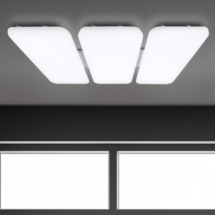 멜리빙 LED 삼성칩 에어 거실6등 조명 180W, 화이트  주광색