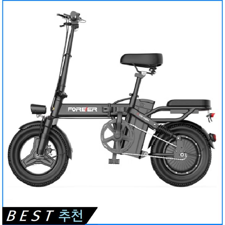 아트테크 48V 전기자전거 전동자전거 추석 효도 부모님 선물 접이식 배터리분리충전 자토바이 언덕길 출퇴근용 전동바이크 배달용 구매대행, 1개, 8단 서스팬션 25AH100KM