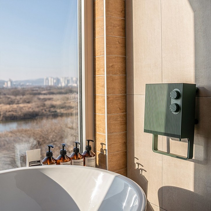 NEW 3.0 바툼 붙이는 욕실온풍기 메종 북유럽 감성 디자인난방기 인테리어 욕실 화장실 히터 - 쇼핑뉴스