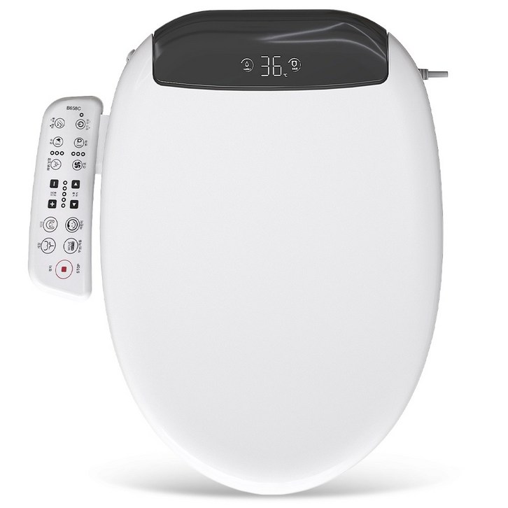 Munjjing IPX5 방수 비데 자동노즐세척 필터리스 무드등 자동감응 온풍건조 키즈여성모드, B358C, 고객직접설치