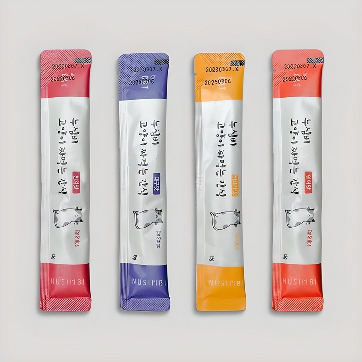 누심비 고양이 짜먹는 간식 길고양이 대용량 15g 3가지맛 90개, 참치맛, 닭고기맛, 연어맛, 15g, 90개