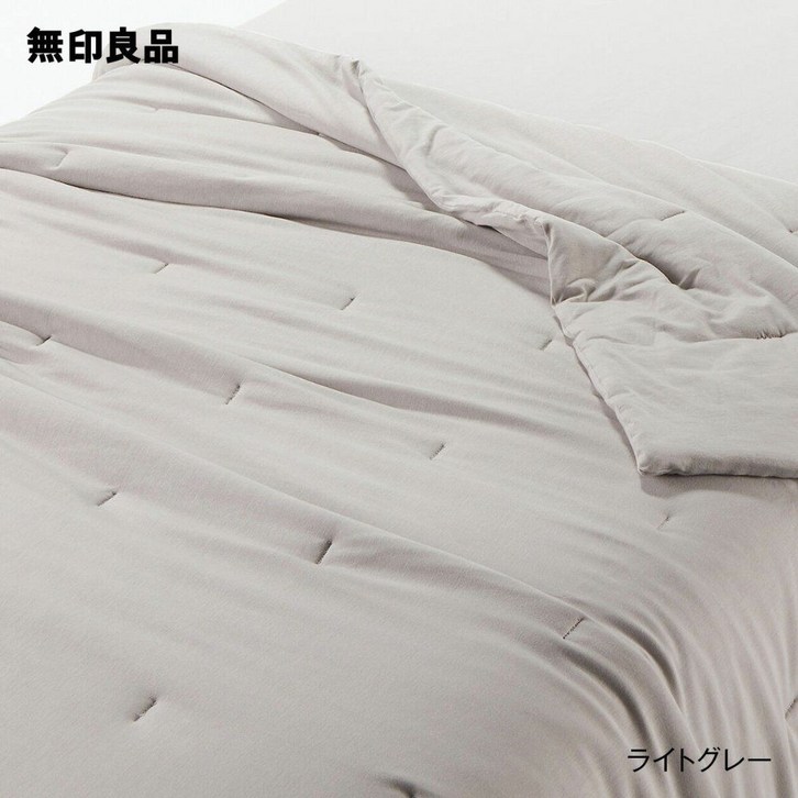 무인양품 천연 유래 리오셀 부드러운 얇은 이불 싱글 140 x 190 cm