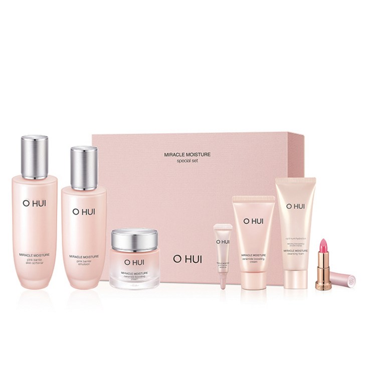 오휘 미라클 모이스처 핑크 베리어 스킨 150ml 에멀전 130ml 크림 30ml NEW 루즈 리얼 미니 에센스 4ml 크림 25ml 클렌징 폼 40ml 오휘 미라클 모이스처 핑크 베리어 스킨 150ml 에멀전 130ml 크림 30ml NEW 루즈 리얼 미니 에센스 4ml 크림 25ml 클렌징 폼 40ml